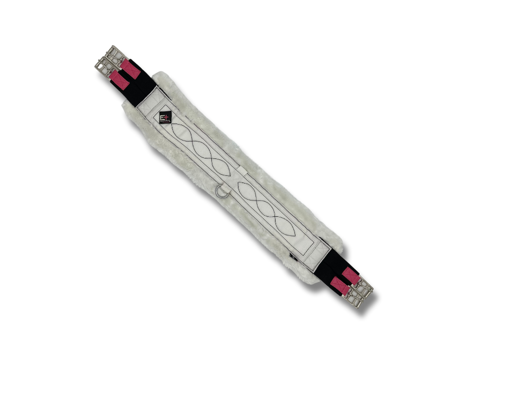 Pony ProSeries Fleece Straight Girth White