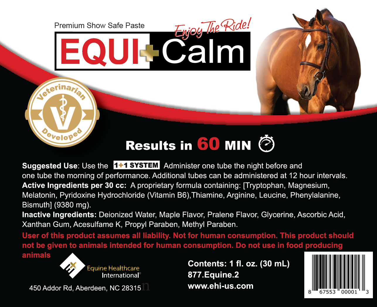EQUI+Calm Pellets 1lb