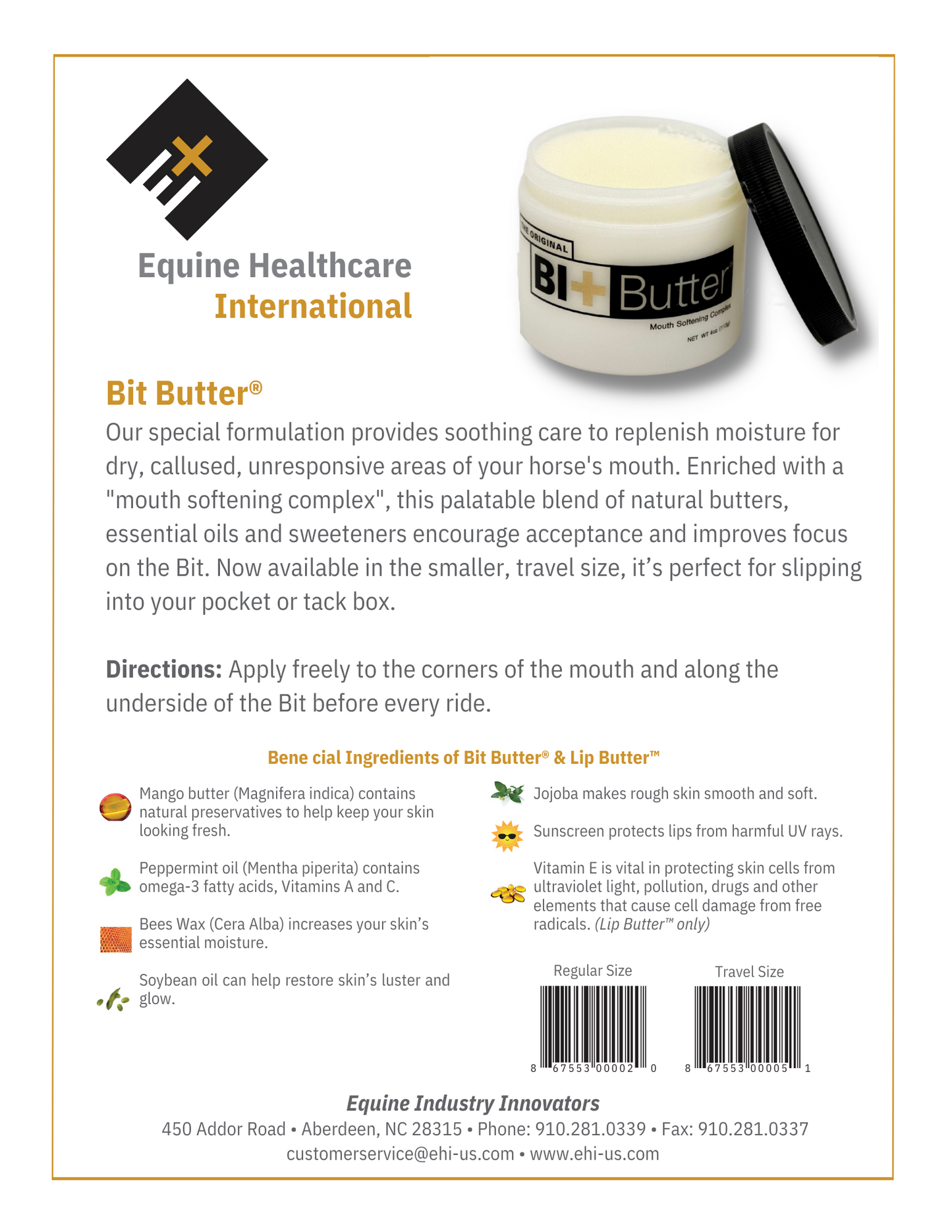 Travel Size Bit+Butter