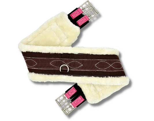 Pony ProSeries Fleece Straight Girth Brown