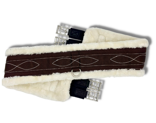 ProSeries Fleece Straight Girth Brown